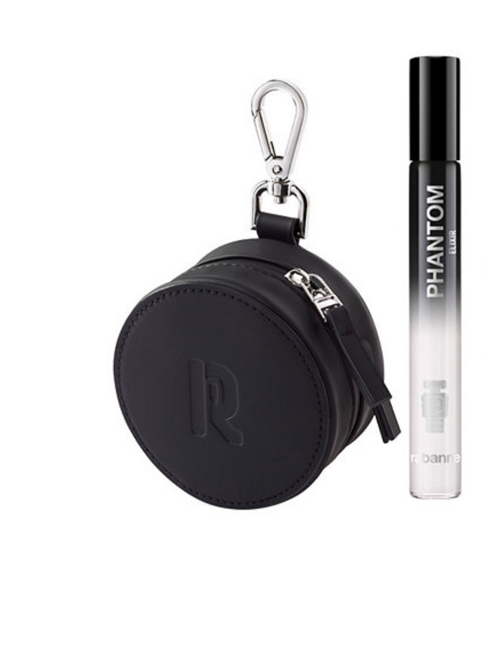 Rabanne Phantom Elixir Intense Travel Spray w/ Case Keychain - New